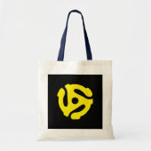 Tote Bag Graphique d'espaceur Jaune 45 (Devant)