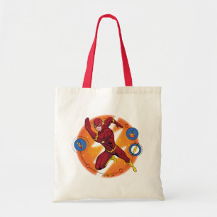 Tote Bag Graphique d'exécution du laboratoire Flash de dess