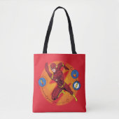 Tote Bag Graphique d'exécution du laboratoire Flash de dess (Devant)