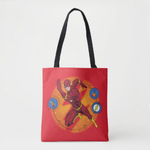 Tote Bag Graphique d'exécution du laboratoire Flash de dess