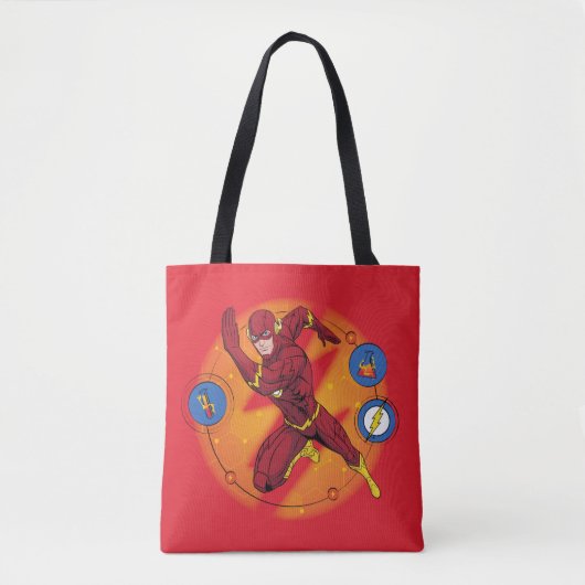 Tote Bag Graphique d'exécution du laboratoire Flash de dess (Devant)