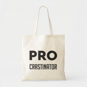 Tote Bag Graphique drôle de mot de PROcrastinator