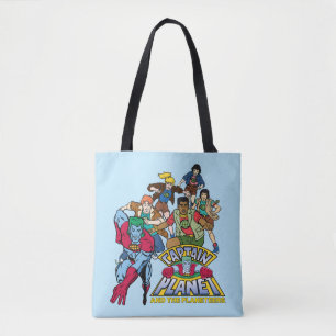 Tote Bag Graphique du logo Captain Planet & Planeteers Grou
