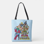 Tote Bag Graphique du logo Captain Planet & Planeteers Grou (Dos)