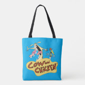 Tote Bag Graphique du logo de la vache et du poulet (Dos)