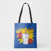 Tote Bag Graphique explosif de la force de la faim des Ados (Devant)