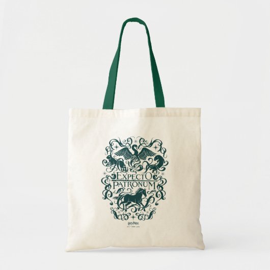 Tote Bag Graphique Filigree de Patronum d'Expecto (Devant)