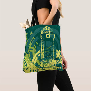 Tote Bag Graphique Grunge City