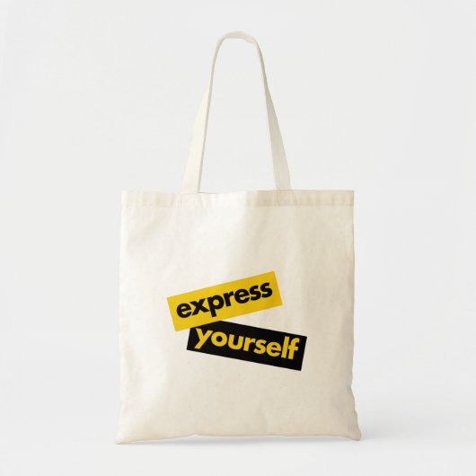 Tote Bag Graphique moderne, dynamique, audacieux de l'Expre (Devant)