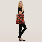 Tote Bag Graphique Motif sans couture Red Fall Maple Tree (Sur le modèle)