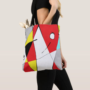Tote Bag Graphique multicolore
