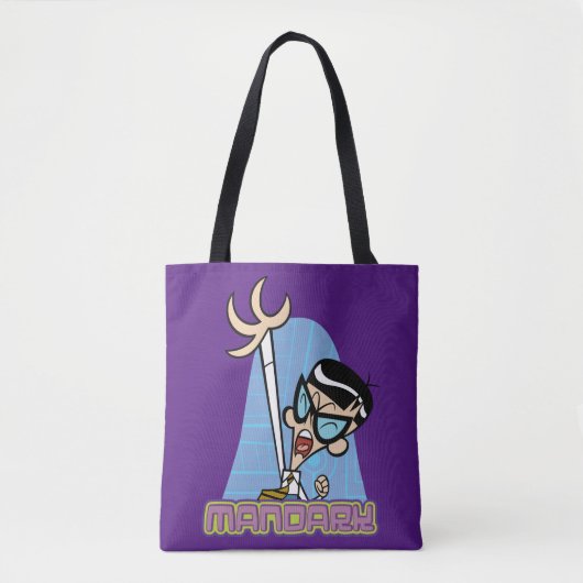 Tote Bag Graphique Nom de caractère Mandark (Devant)