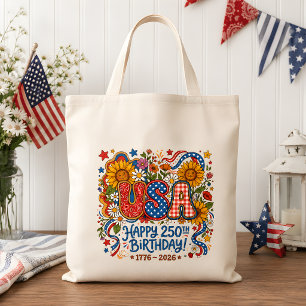 Tote Bag Graphique tournesol pour le 250e anniversaire des