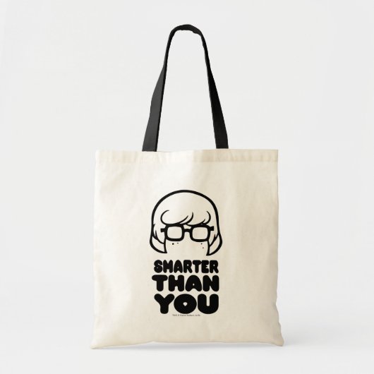 Tote Bag Graphique Velma "plus intelligent que vous" (Devant)
