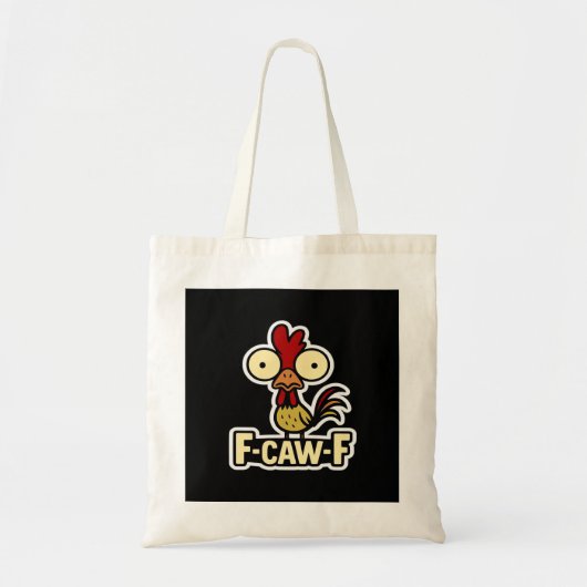 Tote Bag Graphique vintage classique F-Caw-F (Devant)