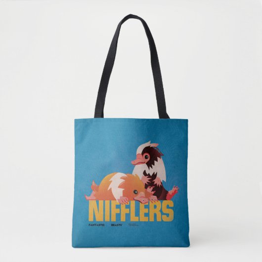 Tote Bag Graphique Vintage des nifflers (Devant)