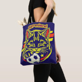 Tote Bag Graphisme Chat de Foot (De près)