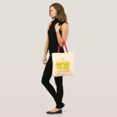 Tote Bag Graphisme Couronne Royale (Devant (modèle))