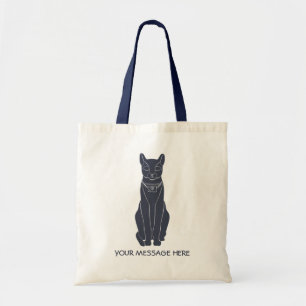 Tote Bag Graphisme de la déesse de chats égyptienne Bastet