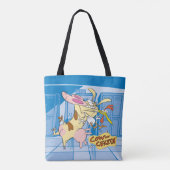 Tote Bag Graphisme de la vache et du poulet (Dos)