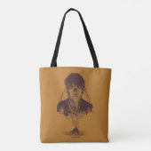 Tote Bag Graphisme de l'inscription Tengwar de FRODO™ MOUNT (Dos)