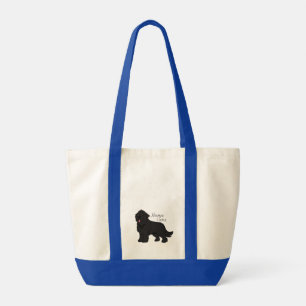 Tote Bag Graphisme de Terre-Neuve "Newfie Lover"