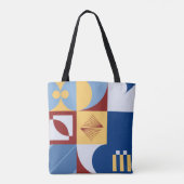 Tote Bag Graphisme numérique conception graphique de motif (Dos)