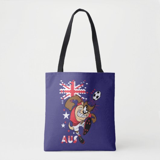 Tote Bag Graphisme TAZ™ Team Australia Soccer (Devant)