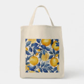 Tote Bag Gras Bleu Italien Positano Lemon (Dos)