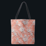 Tote Bag Gras Coral Floral dentelle Grande épaule Fourre-to<br><div class="desc">Gras Coral Floral dentelle Grande épaule Fourre-tout</div>