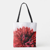 Tote Bag Gras Dahlia Aquarelle Crimson (Dos)