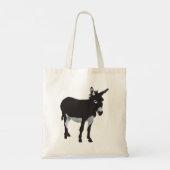 Tote Bag Gras Donkey Silhouette ferme animal (Dos)