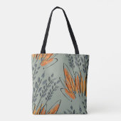 Tote Bag Grass croisé brut Design ethnique (Dos)