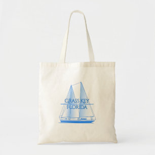 Tote Bag Grass Key Côtier Nautique Voilier