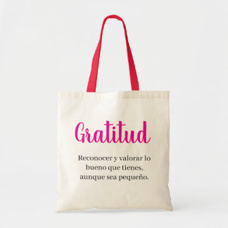 Tote Bag gratitud 