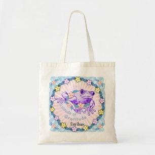 Tote Bag Gratitude Frog