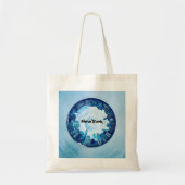 Tote Bag gratte-ciel new york en rond (Devant)