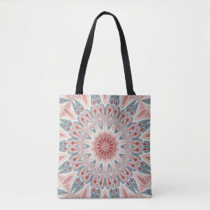 Tote Bag Grattez moderne Kaleidoscope Mandala art fractal