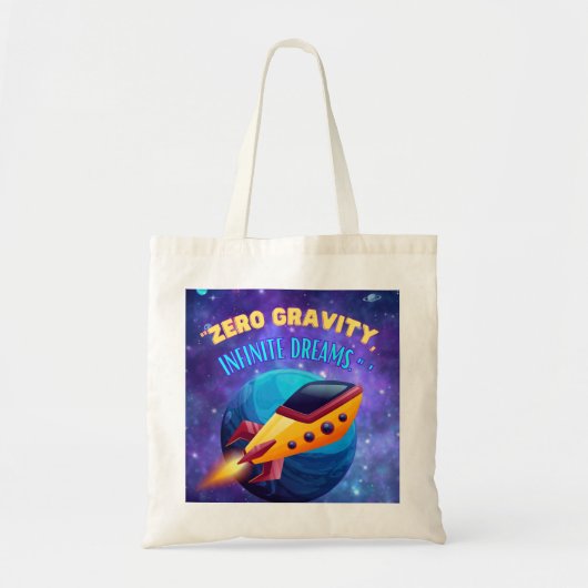 Tote Bag Gravité zéro rêves infinis (Devant)