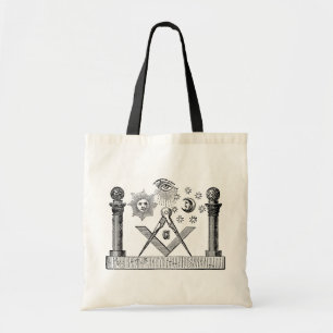 Tote Bag Gravure de coupure de blocage Masonic G Kenning du