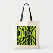 Tote Bag Gravure - Noir et Vert I (Devant)