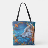 Tote Bag Gray Wolf LA GRANDE QUÊTE (Dos)