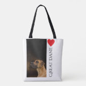 Tote Bag Great dane Fourre-tout (Dos)