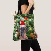 Tote Bag Great Dane w Christmas Tree Cadeaux Boîtes de Noël (De près)