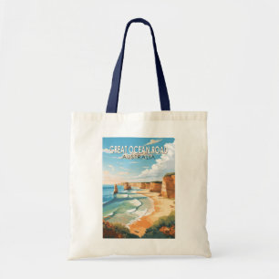 Tote Bag Great Ocean Road Australie Travel Art Vintage