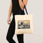 Tote Bag Great Wave off Kanagawa & Mount Fuji Japan Sea (Devant (produit))