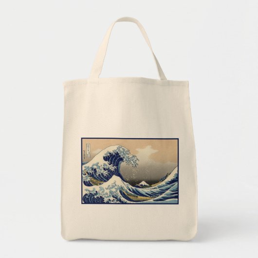Tote Bag Great Wave off Kanagawa & Mount Fuji Japan Sea (Devant)