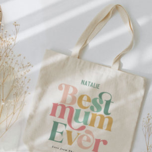Tote Bag Greatest Mum multi photo élégant