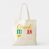 Tote Bag GREC ITALIEN PRINCESS Fier Grèce Pride G (Dos)