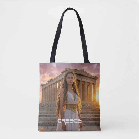 TOTE BAG GRÈCE - ACROPOLE (Devant)